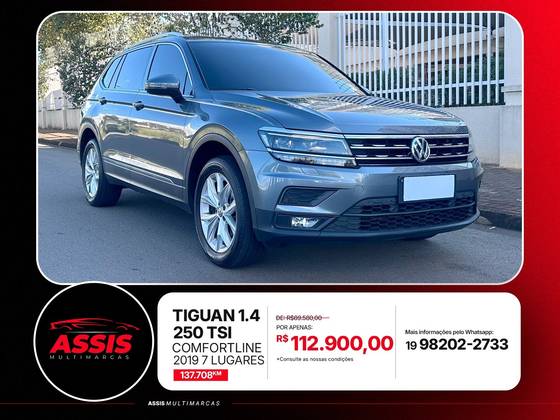 VOLKSWAGEN TIGUAN 1.4 250 TSI TOTAL FLEX ALLSPACE COMFORTLINE TIPTRONIC